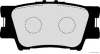 Bremsbelagsatz, Scheibenbremse Hinterachse HERTH+BUSS JAKOPARTS J3612035 Bild Bremsbelagsatz, Scheibenbremse Hinterachse HERTH+BUSS JAKOPARTS J3612035