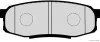 Bremsbelagsatz, Scheibenbremse Hinterachse HERTH+BUSS JAKOPARTS J3612038 Bild Bremsbelagsatz, Scheibenbremse Hinterachse HERTH+BUSS JAKOPARTS J3612038