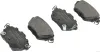Bremsbelagsatz, Scheibenbremse Hinterachse HERTH+BUSS JAKOPARTS J3612057