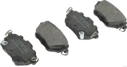 Bremsbelagsatz, Scheibenbremse Hinterachse HERTH+BUSS JAKOPARTS J3612057