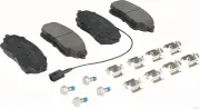 Bremsbelagsatz, Scheibenbremse Hinterachse HERTH+BUSS JAKOPARTS J3612064