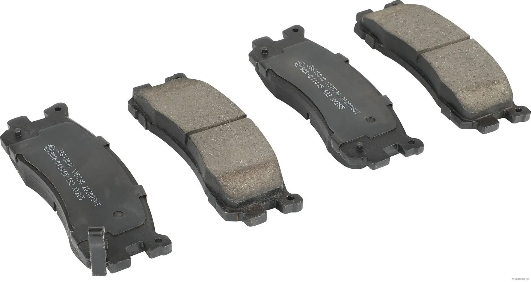 Bremsbelagsatz, Scheibenbremse Hinterachse HERTH+BUSS JAKOPARTS J3613010