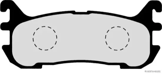 Bremsbelagsatz, Scheibenbremse Hinterachse HERTH+BUSS JAKOPARTS J3613012 Bild Bremsbelagsatz, Scheibenbremse Hinterachse HERTH+BUSS JAKOPARTS J3613012