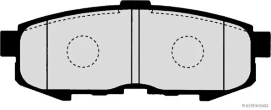 Bremsbelagsatz, Scheibenbremse HERTH+BUSS JAKOPARTS J3613022 Bild Bremsbelagsatz, Scheibenbremse HERTH+BUSS JAKOPARTS J3613022