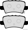 Bremsbelagsatz, Scheibenbremse Hinterachse HERTH+BUSS JAKOPARTS J3614019 Bild Bremsbelagsatz, Scheibenbremse Hinterachse HERTH+BUSS JAKOPARTS J3614019