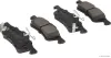 Bremsbelagsatz, Scheibenbremse Hinterachse HERTH+BUSS JAKOPARTS J3614026