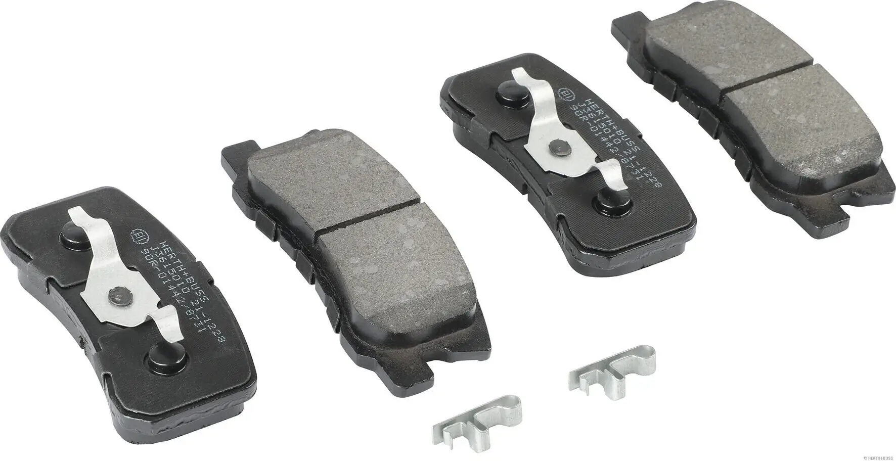 Bremsbelagsatz, Scheibenbremse Hinterachse HERTH+BUSS JAKOPARTS J3615010
