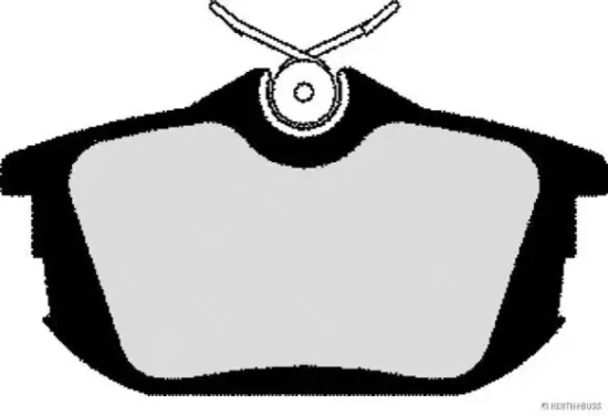 Bremsbelagsatz, Scheibenbremse Hinterachse HERTH+BUSS JAKOPARTS J3615012 Bild Bremsbelagsatz, Scheibenbremse Hinterachse HERTH+BUSS JAKOPARTS J3615012