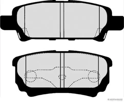 Bremsbelagsatz, Scheibenbremse HERTH+BUSS JAKOPARTS J3615014 Bild Bremsbelagsatz, Scheibenbremse HERTH+BUSS JAKOPARTS J3615014