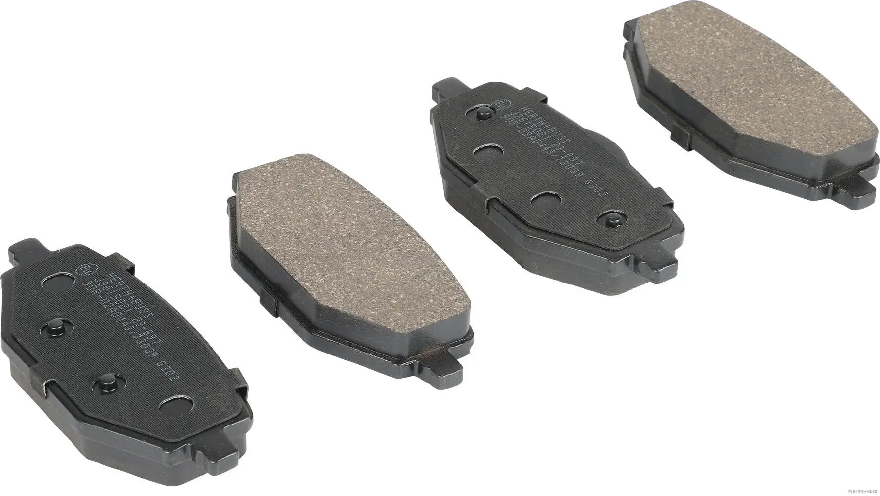 Bremsbelagsatz, Scheibenbremse Hinterachse HERTH+BUSS JAKOPARTS J3615021