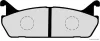 Bremsbelagsatz, Scheibenbremse Hinterachse HERTH+BUSS JAKOPARTS J3616001 Bild Bremsbelagsatz, Scheibenbremse Hinterachse HERTH+BUSS JAKOPARTS J3616001