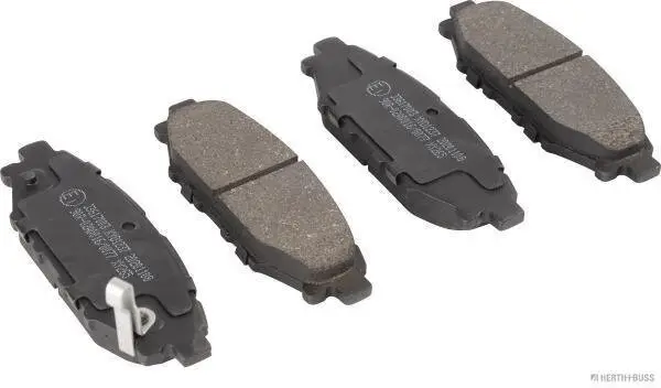 Bremsbelagsatz, Scheibenbremse Hinterachse HERTH+BUSS JAKOPARTS J3617003