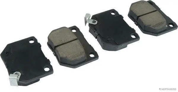 Bremsbelagsatz, Scheibenbremse Hinterachse HERTH+BUSS JAKOPARTS J3617004