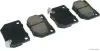 Bremsbelagsatz, Scheibenbremse Hinterachse HERTH+BUSS JAKOPARTS J3617004
