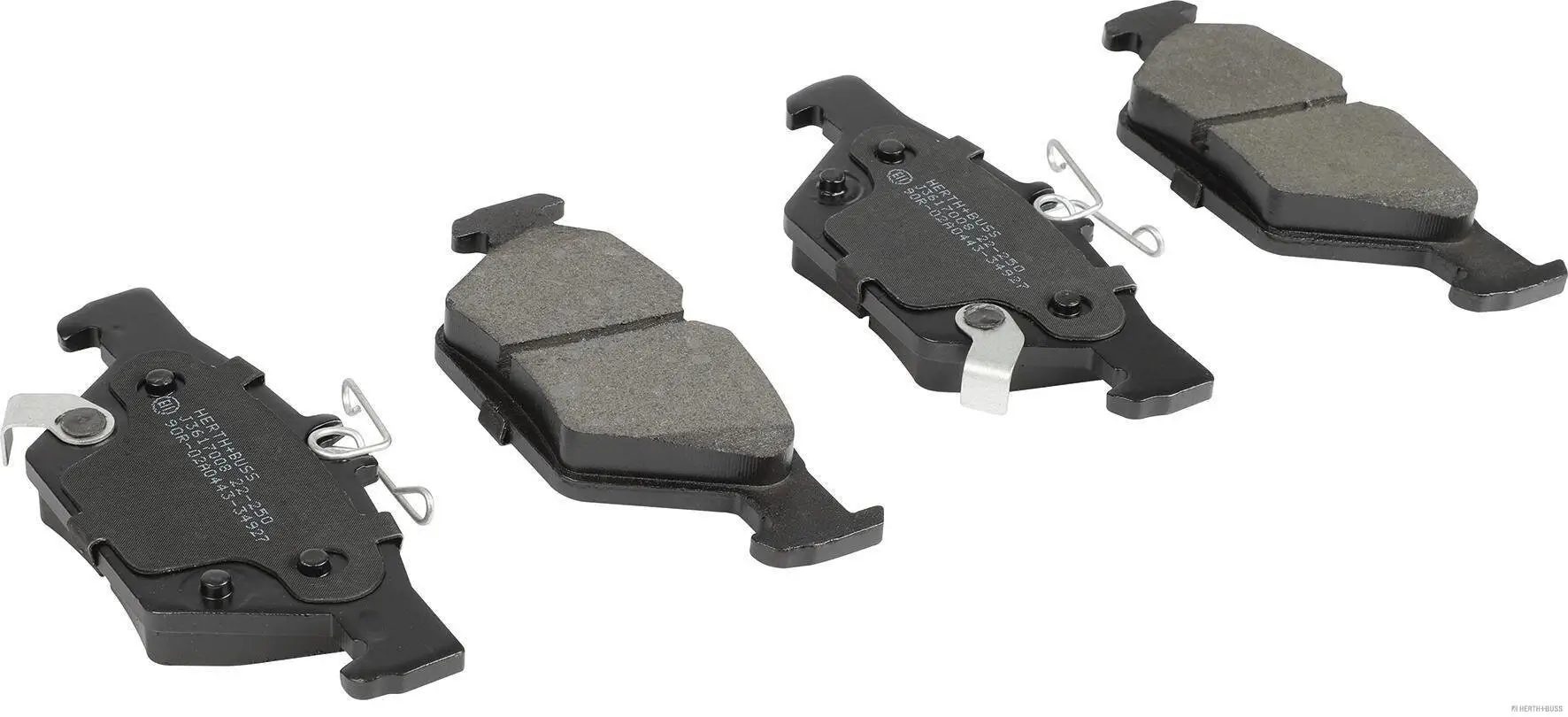 Bremsbelagsatz, Scheibenbremse Hinterachse HERTH+BUSS JAKOPARTS J3617008