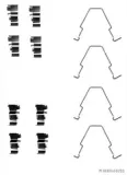 Zubehörsatz, Scheibenbremsbelag HERTH+BUSS JAKOPARTS J3660303