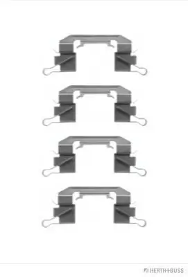 Zubehörsatz, Scheibenbremsbelag HERTH+BUSS JAKOPARTS J3661024 Bild Zubehörsatz, Scheibenbremsbelag HERTH+BUSS JAKOPARTS J3661024