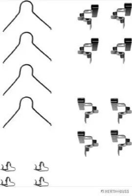 Zubehörsatz, Scheibenbremsbelag HERTH+BUSS JAKOPARTS J3662000