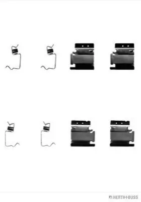 Zubehörsatz, Scheibenbremsbelag HERTH+BUSS JAKOPARTS J3662014 Bild Zubehörsatz, Scheibenbremsbelag HERTH+BUSS JAKOPARTS J3662014