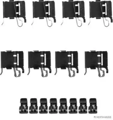 Zubehörsatz, Scheibenbremsbelag HERTH+BUSS JAKOPARTS J3662039 Bild Zubehörsatz, Scheibenbremsbelag HERTH+BUSS JAKOPARTS J3662039