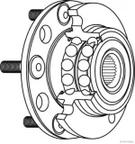 Radlagersatz Hinterachse links Hinterachse rechts HERTH+BUSS JAKOPARTS J4715027