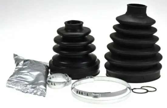 Faltenbalgsatz, Antriebswelle Vorderachse links Vorderachse rechts getriebeseitig radseitig LÖBRO 306263 Bild Faltenbalgsatz, Antriebswelle Vorderachse links Vorderachse rechts getriebeseitig radseitig LÖBRO 306263