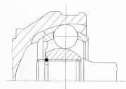 Gelenksatz, Antriebswelle LÖBRO 303535