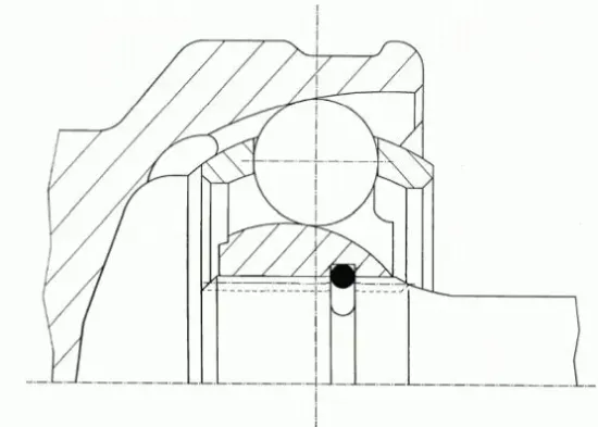 Gelenksatz, Antriebswelle LÖBRO 306745 Bild Gelenksatz, Antriebswelle LÖBRO 306745