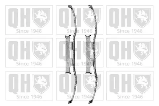 Zubehörsatz, Scheibenbremsbelag Vorderachse QUINTON HAZELL BFK879 Bild Zubehörsatz, Scheibenbremsbelag Vorderachse QUINTON HAZELL BFK879