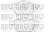 Bremsbelagsatz, Scheibenbremse Vorderachse QUINTON HAZELL BP1023