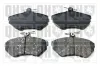 Bremsbelagsatz, Scheibenbremse Vorderachse QUINTON HAZELL BP1063