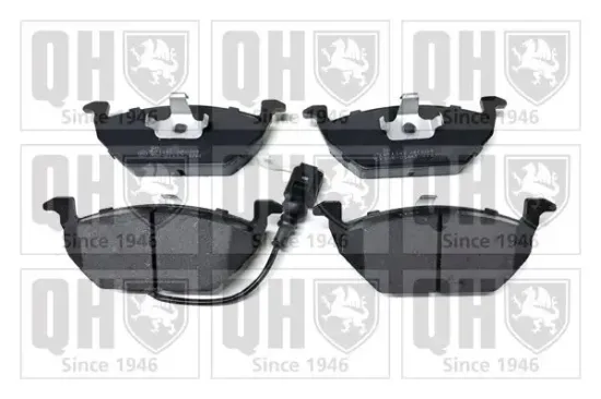 Bremsbelagsatz, Scheibenbremse Vorderachse QUINTON HAZELL BP1142 Bild Bremsbelagsatz, Scheibenbremse Vorderachse QUINTON HAZELL BP1142