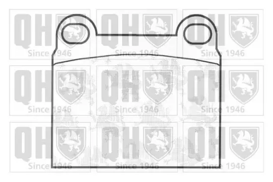 Bremsbelagsatz, Scheibenbremse QUINTON HAZELL BP126 Bild Bremsbelagsatz, Scheibenbremse QUINTON HAZELL BP126