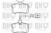 Bremsbelagsatz, Scheibenbremse Hinterachse QUINTON HAZELL BP1280