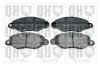 Bremsbelagsatz, Scheibenbremse Vorderachse QUINTON HAZELL BP1283
