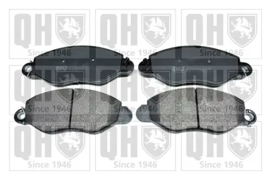 Bremsbelagsatz, Scheibenbremse Vorderachse QUINTON HAZELL BP1283 Bild Bremsbelagsatz, Scheibenbremse Vorderachse QUINTON HAZELL BP1283