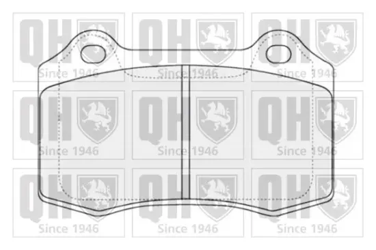 Bremsbelagsatz, Scheibenbremse QUINTON HAZELL BP1310 Bild Bremsbelagsatz, Scheibenbremse QUINTON HAZELL BP1310