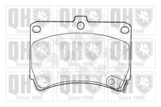 Bremsbelagsatz, Scheibenbremse QUINTON HAZELL BP1331 Bild Bremsbelagsatz, Scheibenbremse QUINTON HAZELL BP1331