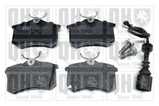 Bremsbelagsatz, Scheibenbremse Hinterachse QUINTON HAZELL BP1417 Bild Bremsbelagsatz, Scheibenbremse Hinterachse QUINTON HAZELL BP1417