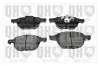 Bremsbelagsatz, Scheibenbremse Vorderachse QUINTON HAZELL BP1427
