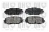 Bremsbelagsatz, Scheibenbremse Vorderachse QUINTON HAZELL BP1600