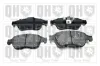 Bremsbelagsatz, Scheibenbremse Vorderachse QUINTON HAZELL BP1655 Bild Bremsbelagsatz, Scheibenbremse Vorderachse QUINTON HAZELL BP1655