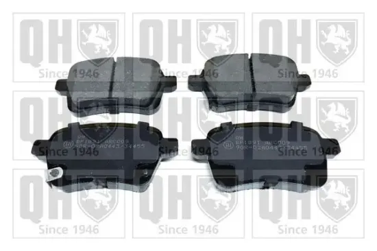Bremsbelagsatz, Scheibenbremse Hinterachse QUINTON HAZELL BP1891 Bild Bremsbelagsatz, Scheibenbremse Hinterachse QUINTON HAZELL BP1891