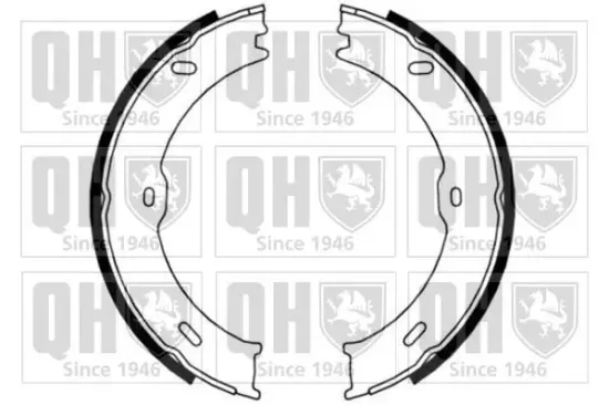 Bremsbackensatz, Feststellbremse Hinterachse QUINTON HAZELL BS1182 Bild Bremsbackensatz, Feststellbremse Hinterachse QUINTON HAZELL BS1182