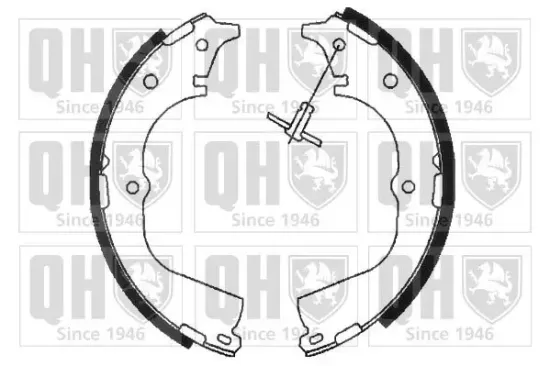 Bremsbackensatz Hinterachse QUINTON HAZELL BS881 Bild Bremsbackensatz Hinterachse QUINTON HAZELL BS881