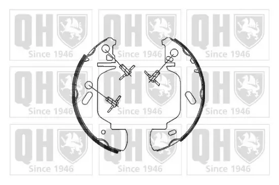 Bremsbackensatz Hinterachse QUINTON HAZELL BS921 Bild Bremsbackensatz Hinterachse QUINTON HAZELL BS921