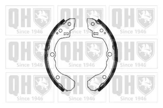 Bremsbackensatz QUINTON HAZELL BS952 Bild Bremsbackensatz QUINTON HAZELL BS952