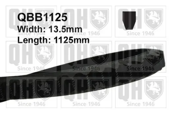 Keilriemen QUINTON HAZELL QBB1125 Bild Keilriemen QUINTON HAZELL QBB1125