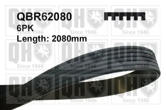 Keilrippenriemen QUINTON HAZELL QBR62080 Bild Keilrippenriemen QUINTON HAZELL QBR62080