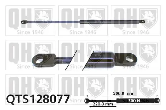 Gasfeder, Koffer-/Laderaum QUINTON HAZELL QTS128077 Bild Gasfeder, Koffer-/Laderaum QUINTON HAZELL QTS128077